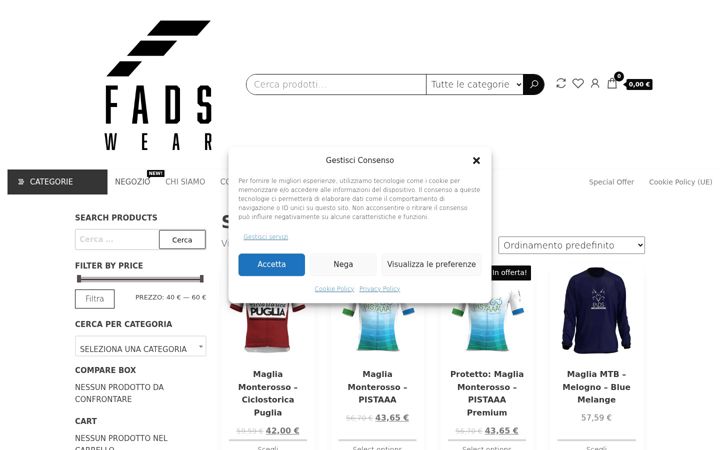 Skærmbillede af fadswear.it