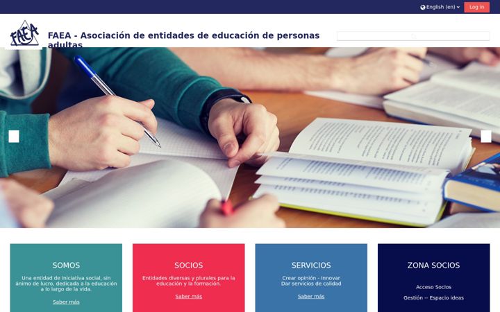 Screenshot of faea.es