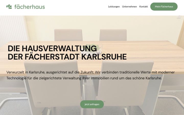 Screenshot von faecherhaus.de