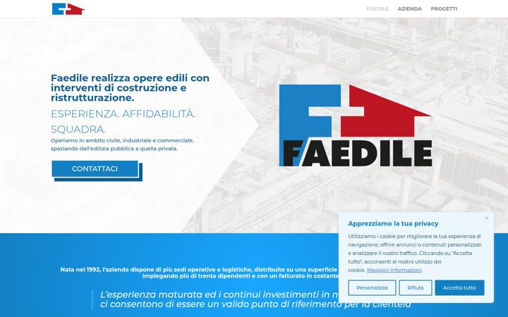 Screenshot of faedile.com
