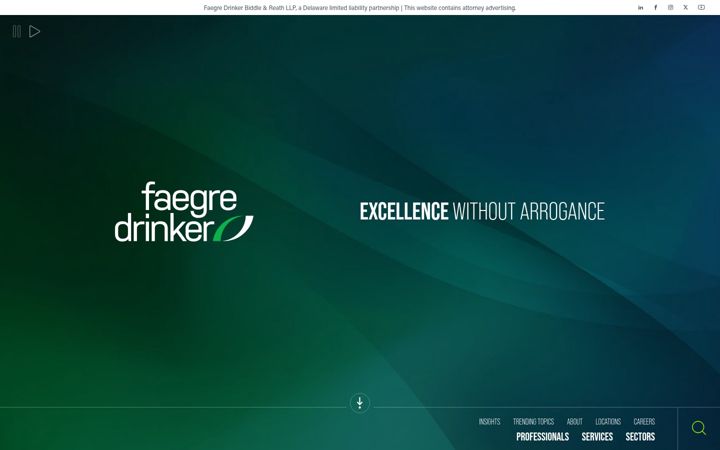 Screenshot of faegredrinker.com