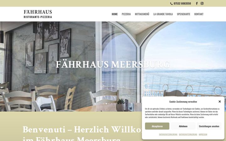Skjermbilde av faehrhaus-meersburg.de