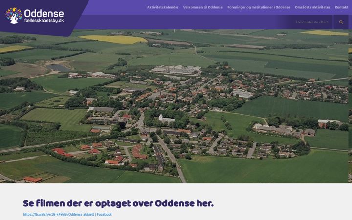 Screenshot of faellesskabetsby.dk