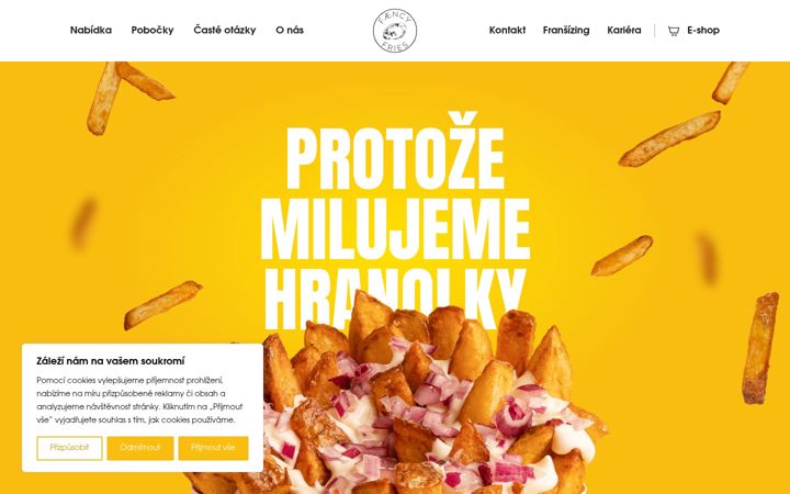Screenshot of faencyfries.cz