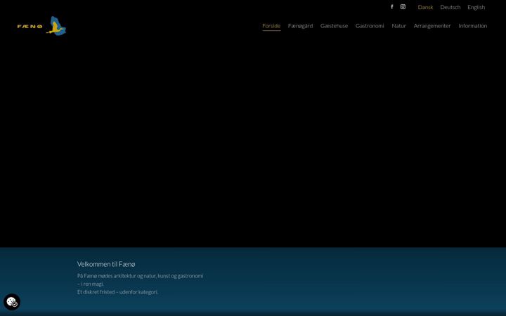 Screenshot of faenoe.dk