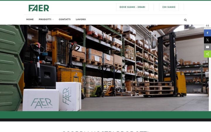Screenshot of faeravaldi.com