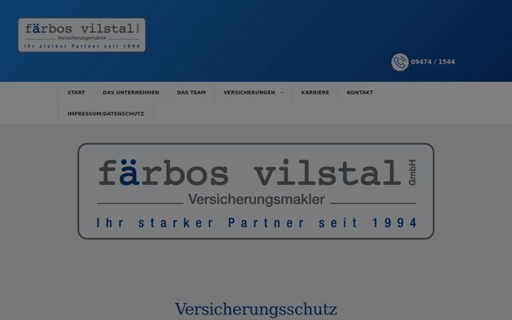 Zrzut ekranu faerbos-vilstal.de