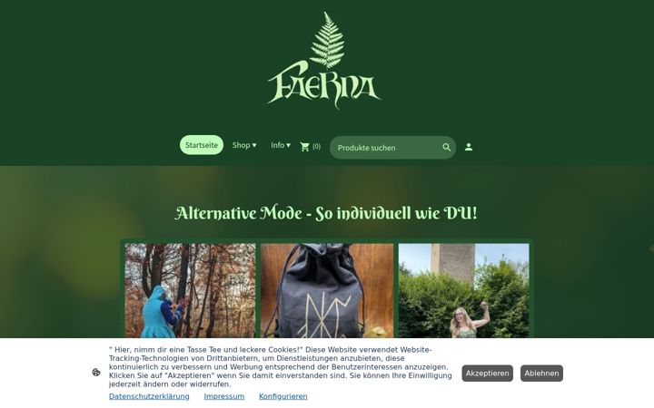 Screenshot of faerna.de