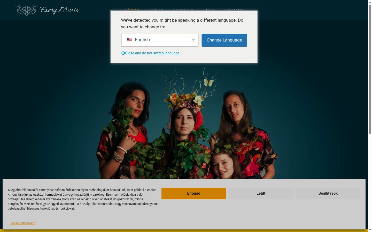 Screenshot tal-banner tal-kunsens muri qabel kwalunkwe interazzjoni