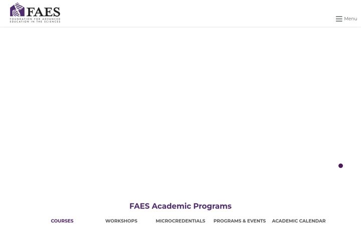 Screenshot of faes.org