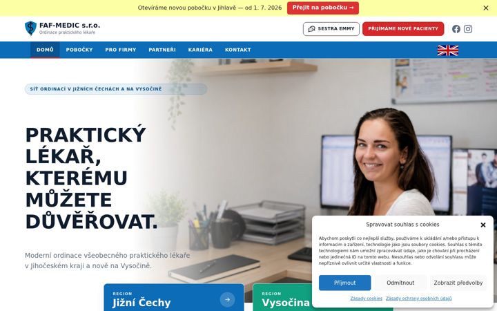 Screenshot of faf-medic.cz