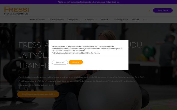 Screenshot of faf.fi