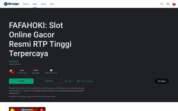 Screenshot of fafahoki.org
