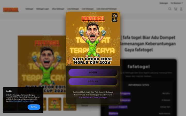 Screenshot of fafatogel.org