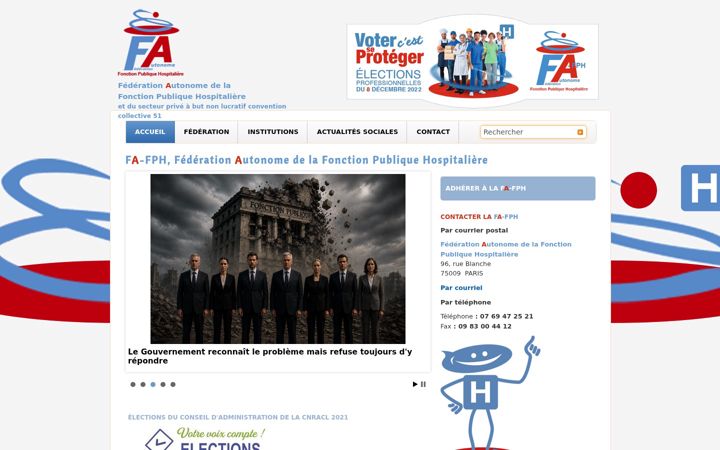 Screenshot of fafph.org