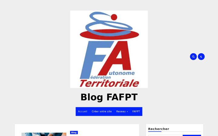 Screenshot of fafpt.fr
