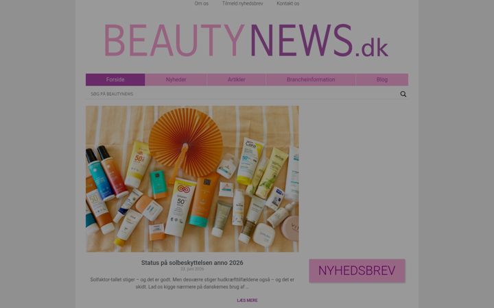 Screenshot of fagbladetkosmetik.dk