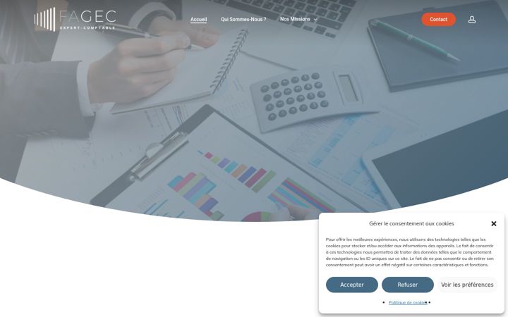 Screenshot of fagec.fr