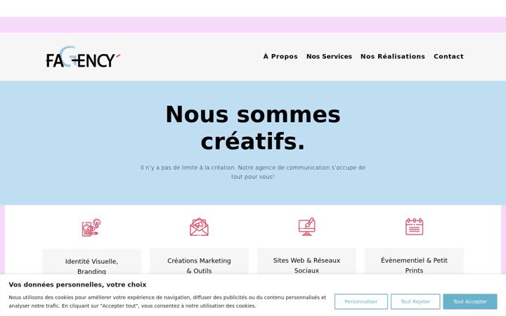 Screenshot of fagency.fr