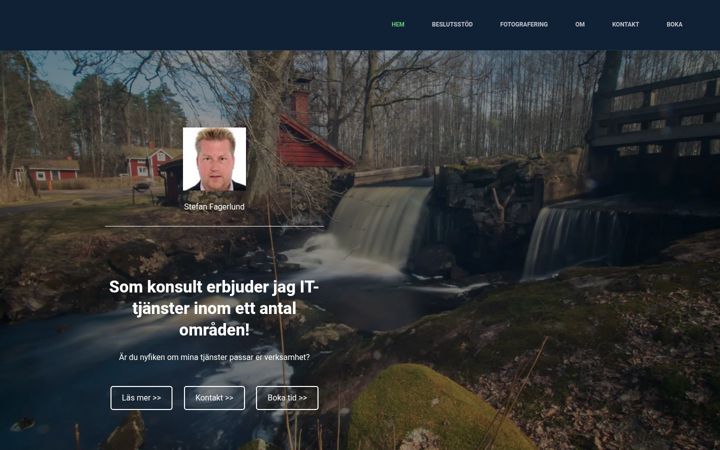 Screenshot of fagerlundkonsult.se