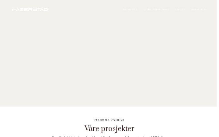 Kuvakaappaus sivustosta fagerstad.no