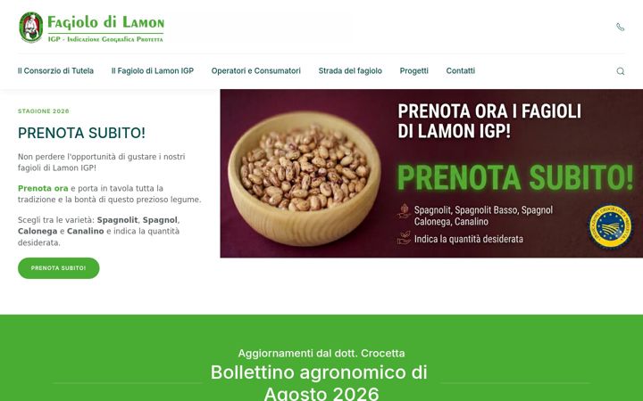 Screenshot di fagiolodilamon.it