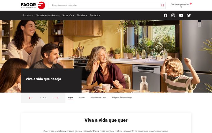 Screenshot van fagorelectrodomestico.pt