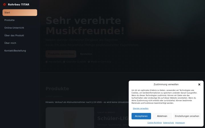 Screenshot von fagottrohre-titar.de