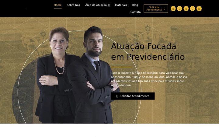 Screenshot of fagundesadv.com.br