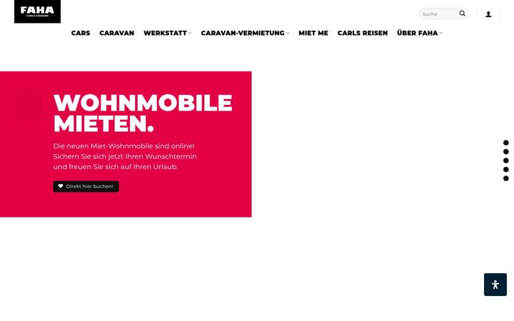 Screenshot di faha.de