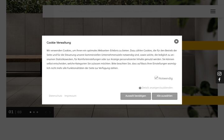 Screenshot von fahling.de