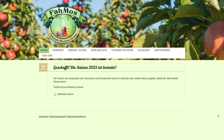 Screenshot von fahmos-grimm.de