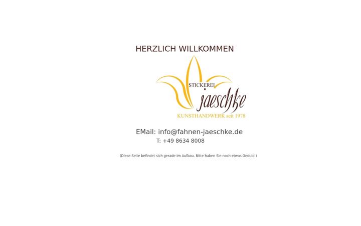 Screenshot of fahnen-jaeschke.at