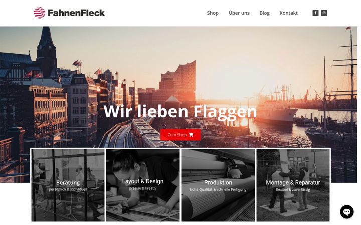 Screenshot von fahnenfleck.de