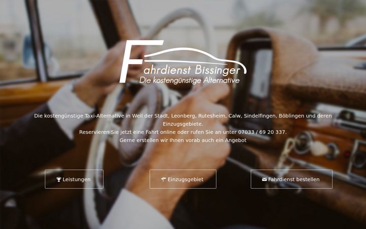 Screenshot of fahrdienst-bissinger.de