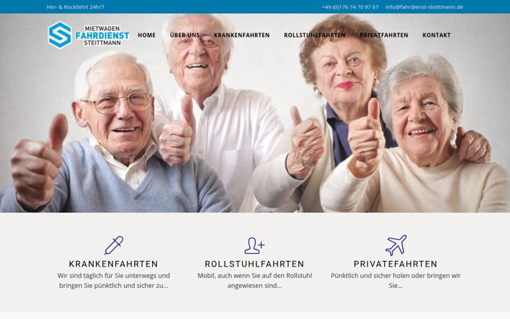 Zrzut ekranu fahrdienst-steittmann.de