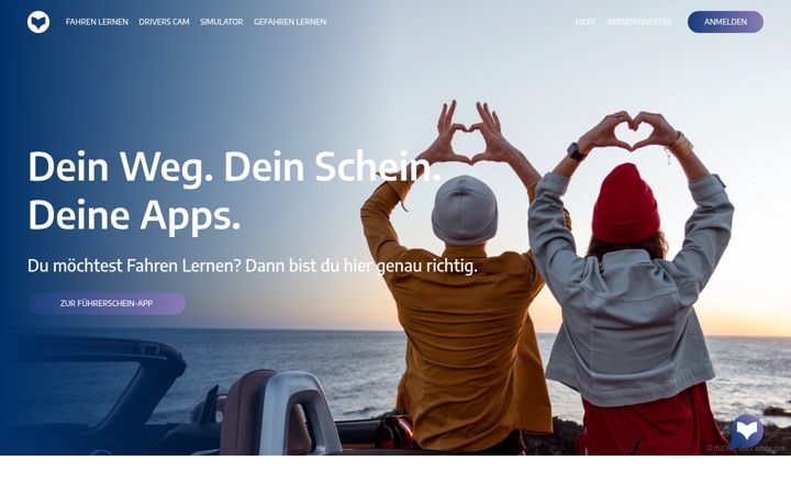 Screenshot of fahren-lernen.de