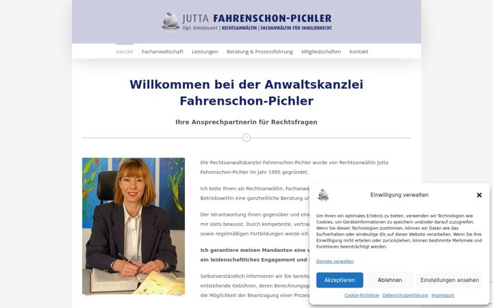 Zrzut ekranu fahrenschon-pichler.de