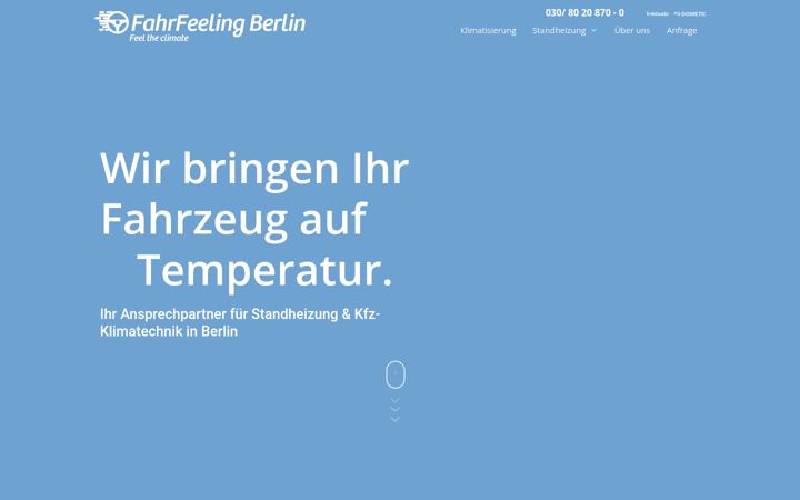 Zrzut ekranu fahrfeeling.de