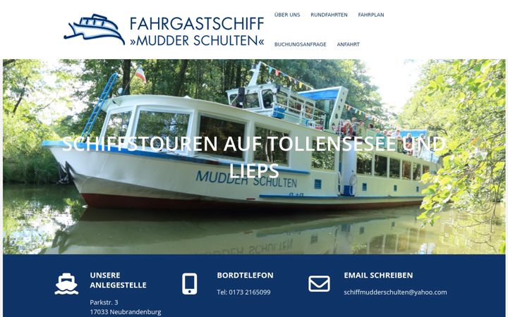 Zrzut ekranu fahrgastschiff-mudderschulten.de