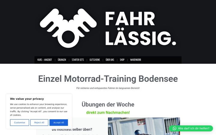 Screenshot of fahrlaessig.com