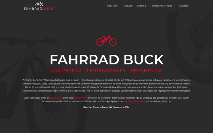 Skärmbild av fahrrad-buck.de