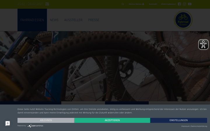 Screenshot of fahrrad-essen.de
