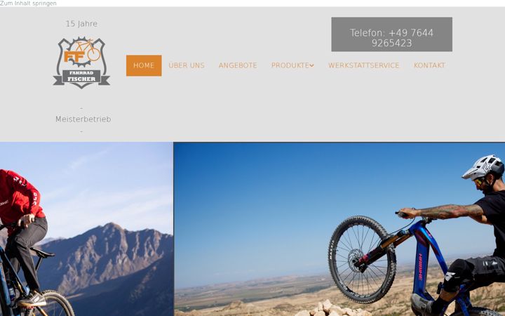 Screenshot di fahrrad-fischer.com