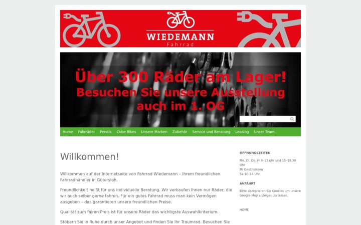 Screenshot of fahrrad-gt.de