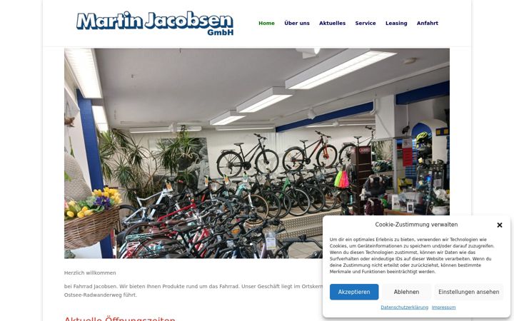 Capture d'écran de fahrrad-jacobsen.de