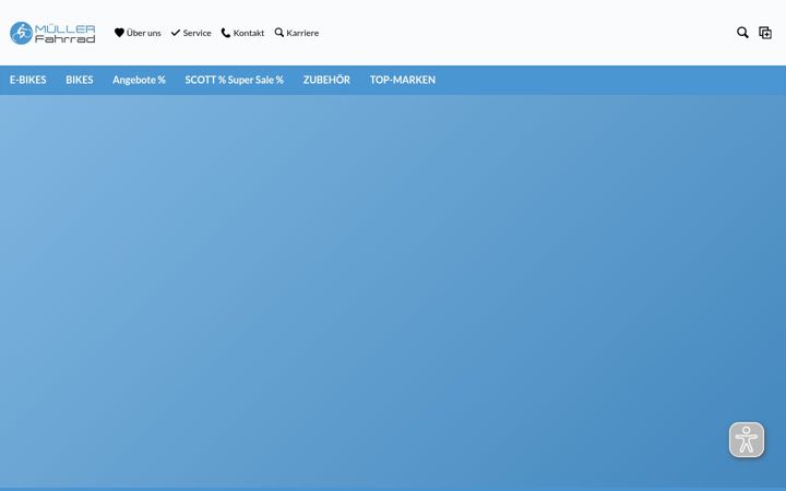 Screenshot of fahrrad-mueller.net