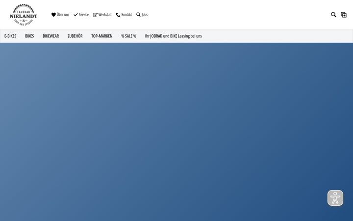 Screenshot von fahrrad-nielandt.de