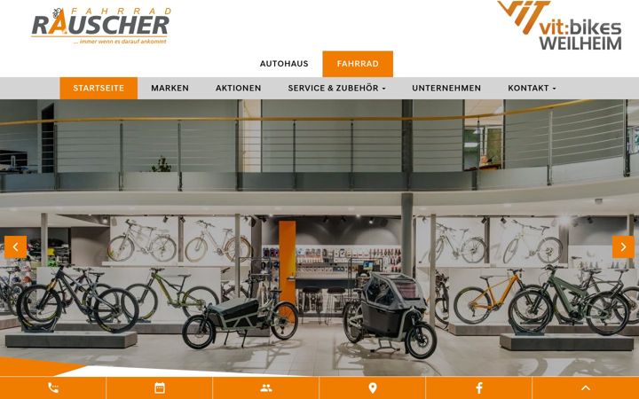 Screenshot von fahrrad-rauscher.de