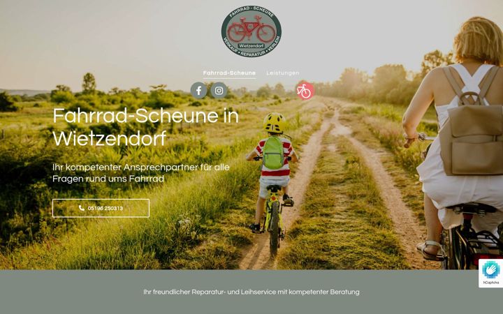 Екранна снимка на fahrrad-scheune-wietzendorf.de